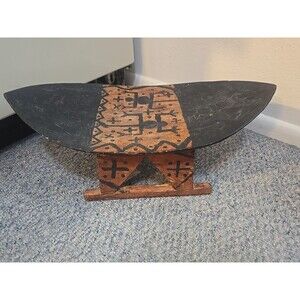Brazillian Wooden Handcarved Headrest/Pillow